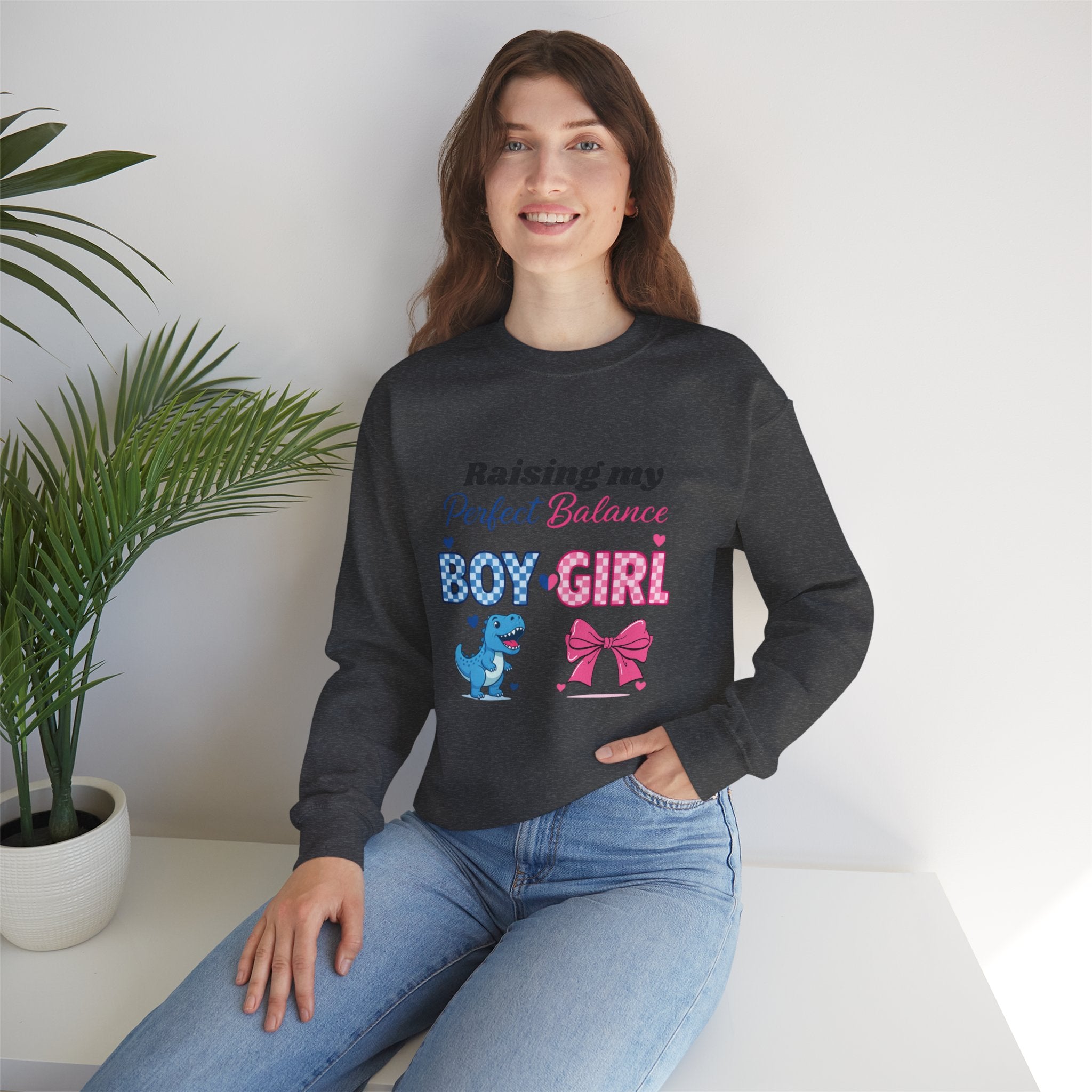 Raising My Perfect Balance: Boy & Girl Parent Sweater