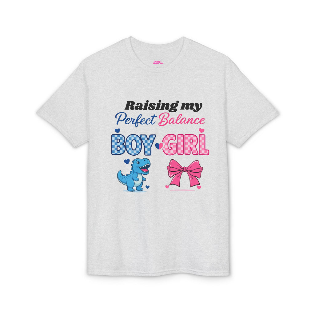 Raising My Perfect Balance Boy & Girl Mom T-Shirt