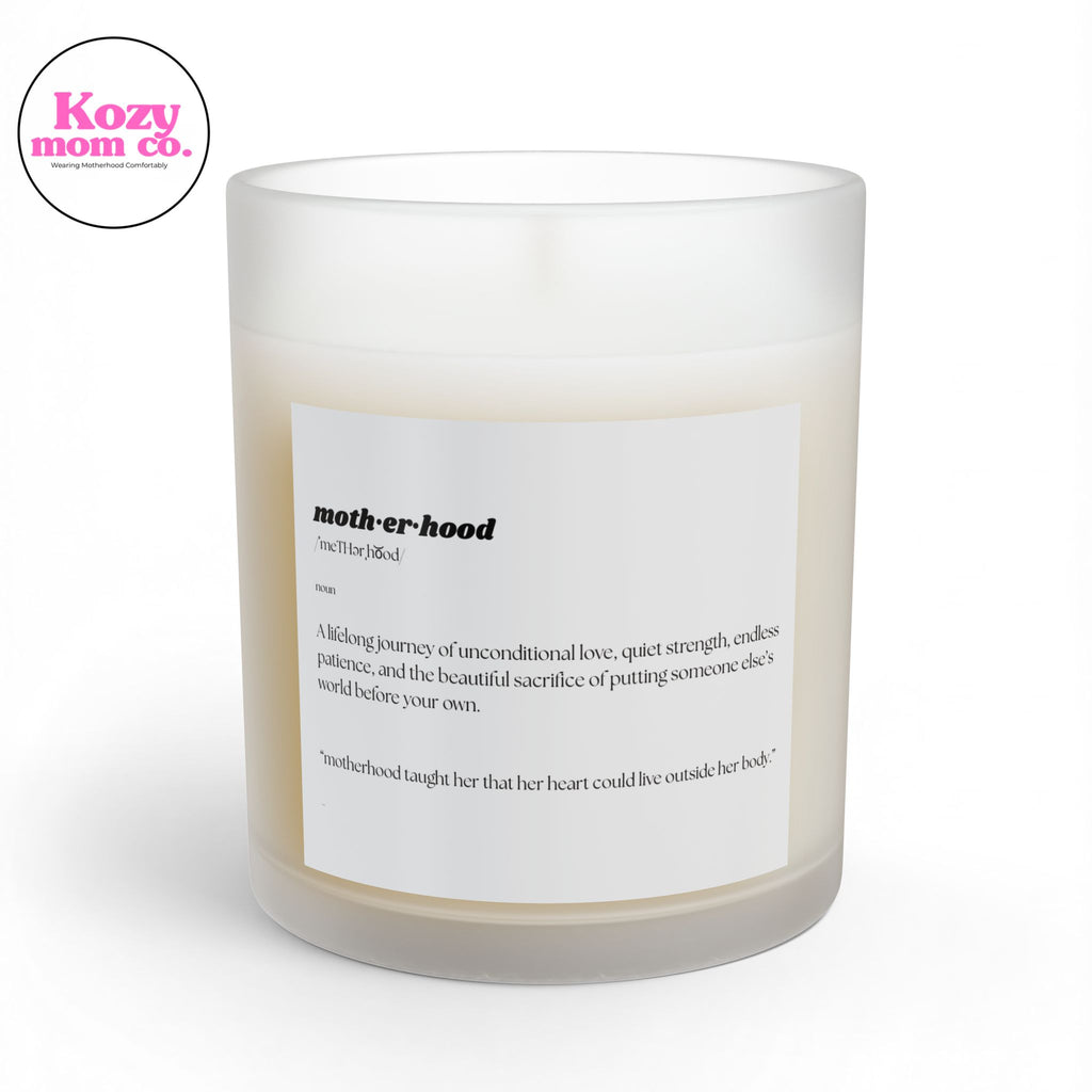 Motherhood Definition Glass Candle — 11oz