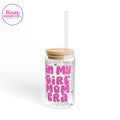 In My Girl Mom Era 16oz Glass Tumbler