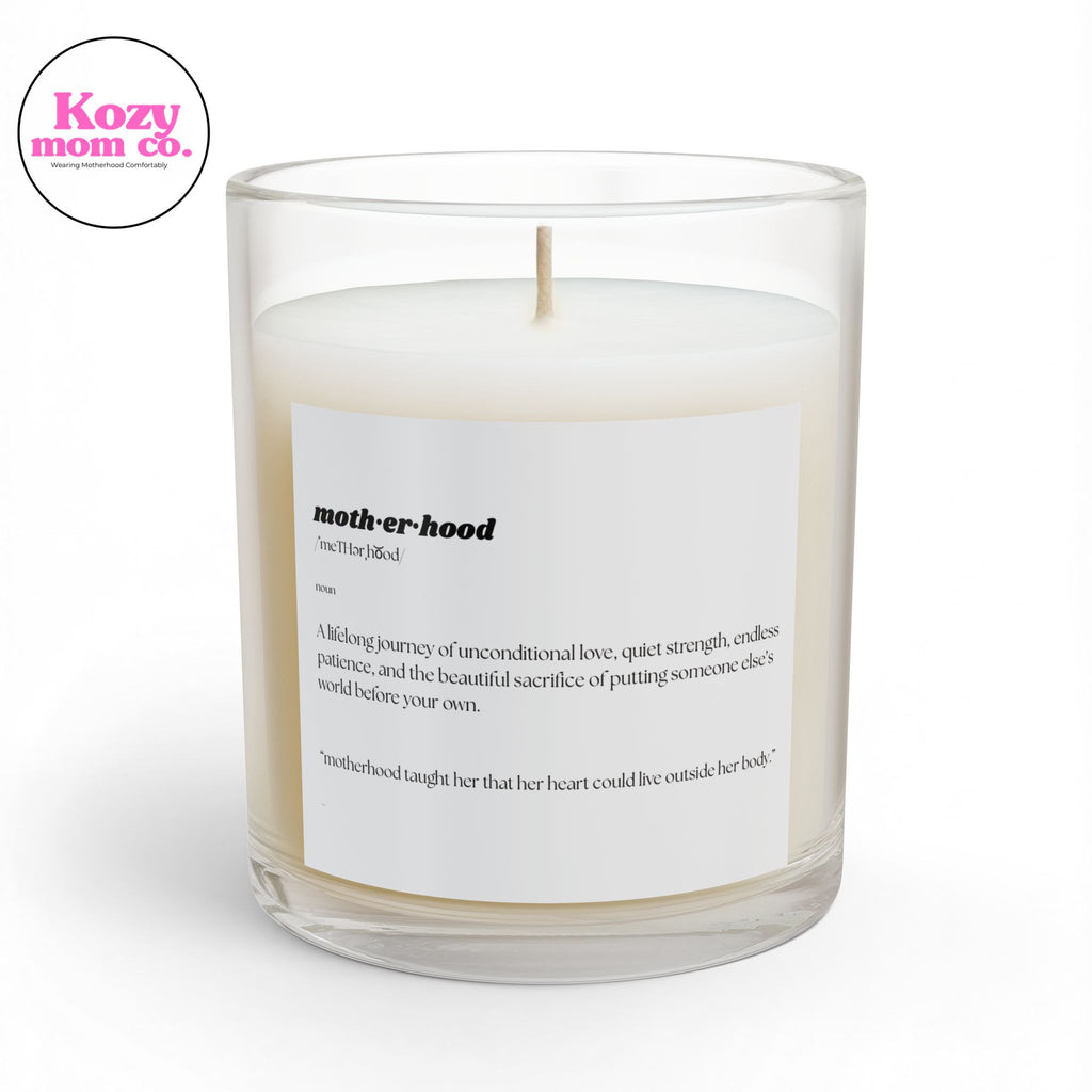 Motherhood Definition Glass Candle — 11oz
